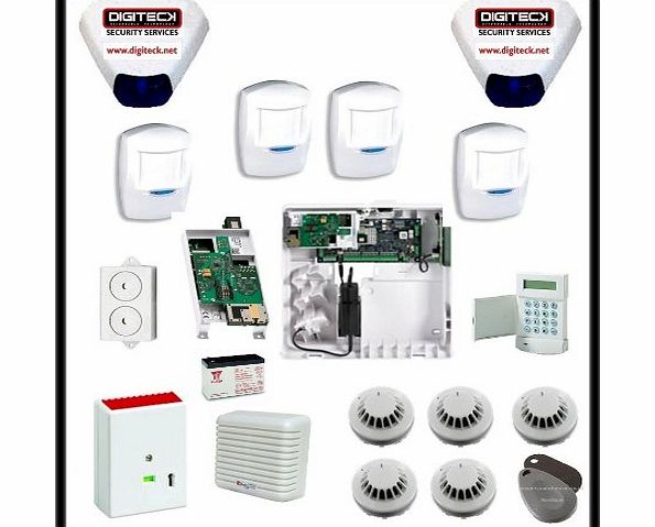 Honeywell TC317- HONEYWELL GALAXY FLEX FX020 C003-E2-K02 WIRED BURGLAR amp; FIRE ALARM SYSTEM