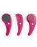 Zazo Brush, Mirror & Comb Set Fuchsia