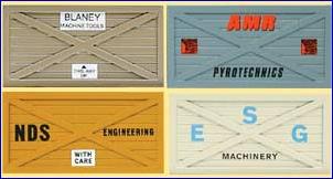 Hornby 4 Crates Bodies