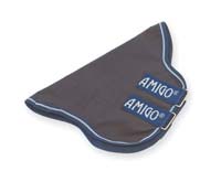 Amigo Turnout Hood  Navy/White - Medium 5`9-6`0