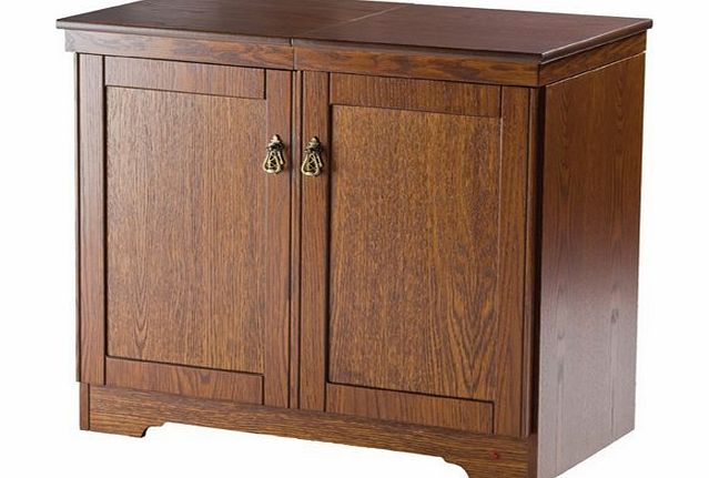 Hostess 6242AO Gourmet Trolley, Antique Oak