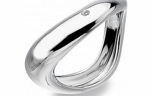 Hot Diamonds Ladies Size K Sterling Silver Twist