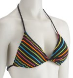 Ladies Hot Tuna Flip Mode Bikini Top Neon-Medium