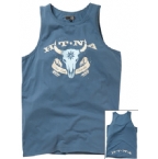 Mens Hunted Tank T-Shirt Navy