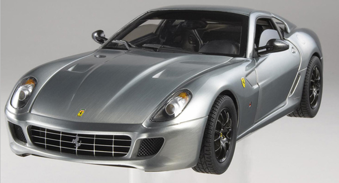 Ferrari 599 GTB Polished Aluminium Effect