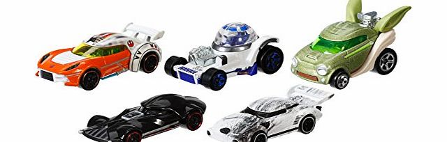 Hot Wheels Star Wars Character Car 5 Pack