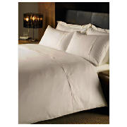 5* Squares Duvet Set Double, Cream