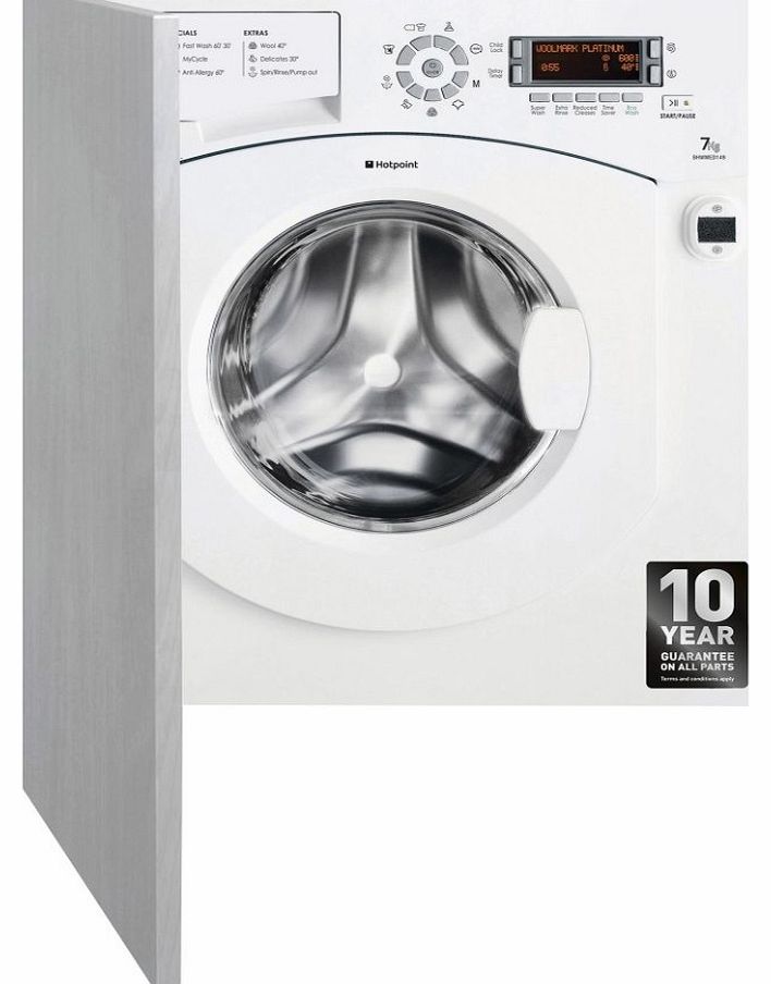 Hotpoint BHWMED149 Built-In Washer - White