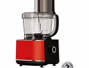 Hotpoint FP1005AR0 1000W Food Processor Red