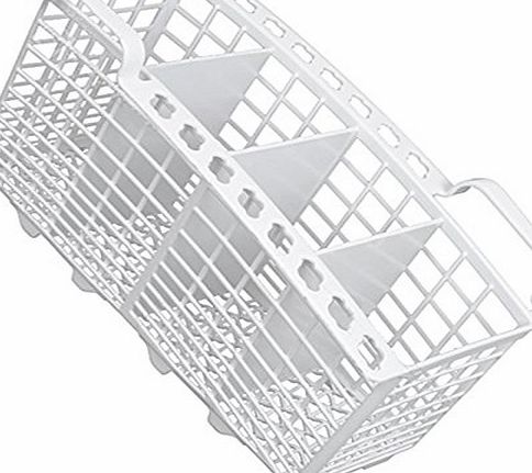 Hotpoint Genuine Hotpoint SDW80G SDW80T Slimline Dishwasher White Cutlery Basket (W230 x D110 x H135mm)