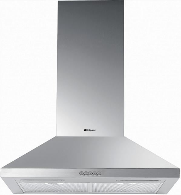 HE6TIX 60cm Chimney Hood in Stainless