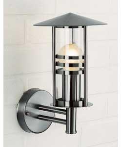 Houston Stainless Steel Wall Lantern