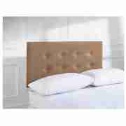 Hove Double Velvet Headboard, Caramel