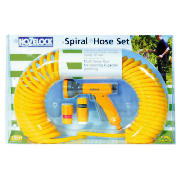 Hozelock Spiral Hose 15m plus Starter Set