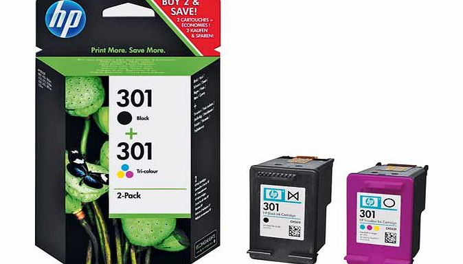 HP 301 Ink Cartridge Value Pack