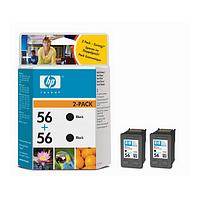 HP 56 Black Print Cartridge (2 Pack)