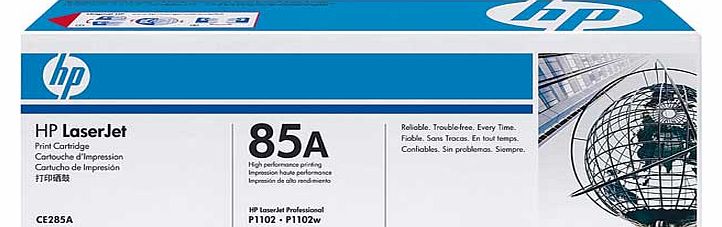 HP 85A LaserJet Toner Cartridge - Black