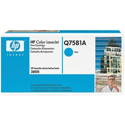 HP Laser Toner Cartridge Q7581A Cyan