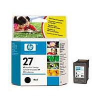 HP No.27 Black Ink Cartridge 10ml (Yield 220