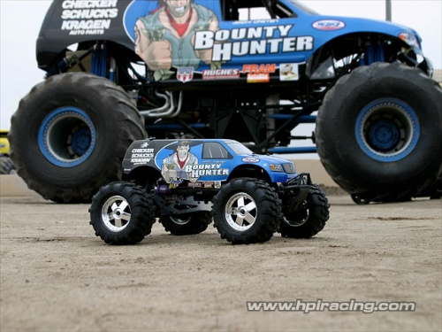 HPi New Bounty Hunter 4x4 Body (Savage/T-Maxx Clear)