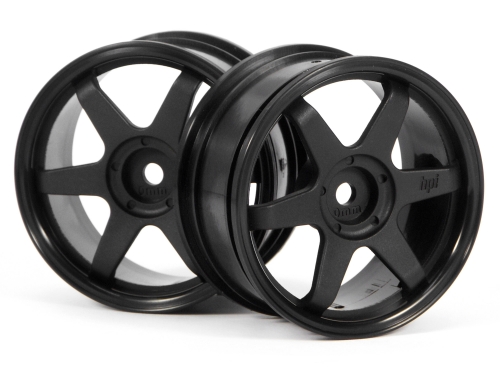 Hpi TE37 Wheel 26mm Black (0mm Offset)