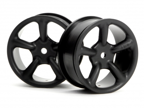 Hpi Type R5 Wheel (24mm Black) (2Pcs)