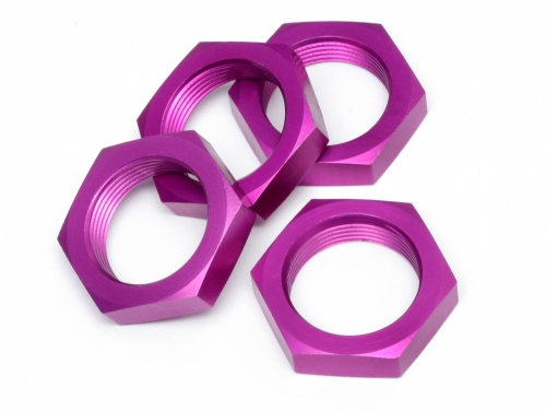 HPi Wheel Nut 24Mm (Purple/4Pcs) (Baja)