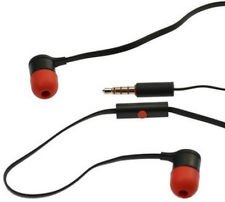 HTC Handsfree 3.5mm Jack Headphones in Red & Black for HTC 7 Pro, HTC ChaCha, HTC Desire, HTC Desire