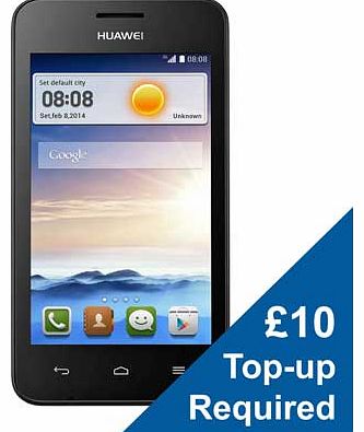 Orange Huawei Ascend Y330 Mobile Phone - Black