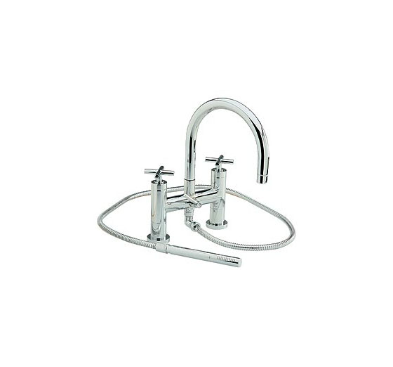 Hudson Reed Helix Cross Head Bath Shower Mixer