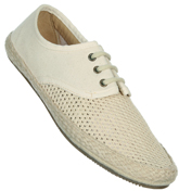 Hudson Beige Caymen Canvas Shoes