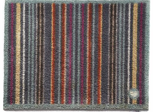 HUG RUG  Designer 13 Eco-Genics Friendly Barrier Mat, Blue/Pink Stripe, 65 x 85 Cm