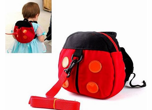 HugBaby BABY TODDLER SAFETY HARNESS BACKPACK STRAP LADYBIRD BAG WALKER REIN