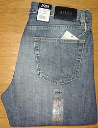 Boss - Scout `hisker-Wash`Denim Jeans Leg: 34`nd#39;