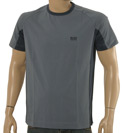 Hugo Boss Airforce Blue Short Sleeve T-Shirt with Navy Trim