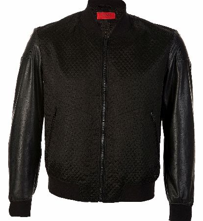 Hugo Boss Blouson Jacket Bizet Quilted-Effect