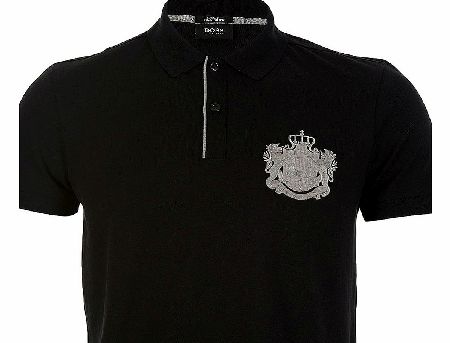 Hugo Boss Firenze Heritage Logo Polo Black