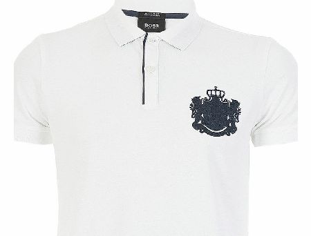 Hugo Boss Firenze Heritage Logo Polo White