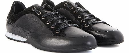 Hugo Boss Gramino Black Leather Trainers