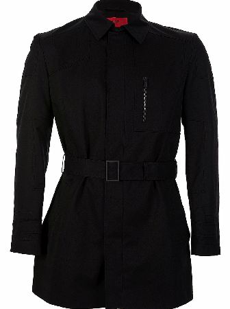 Hugo Boss Maley Trench Coat Black