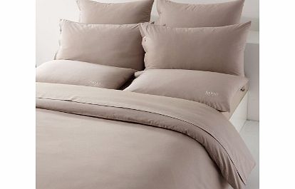 Hugo Boss Plain Dye Bedding Honey Duvet Covers Single