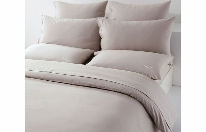 Hugo Boss Plain Dye Bedding Stone Fitted Sheets King