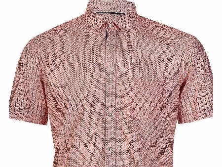 Hugo Boss Slim Fit Short Sleeve Shirt Reed