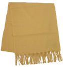 Hugo Boss Yellow Wool Mix Scarf - Black Label