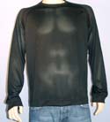 Hugo Mens Black Long Sleeve Airhole Top