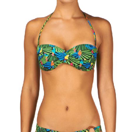 Huit Womens Huit Treasure Island Twisted Strapless