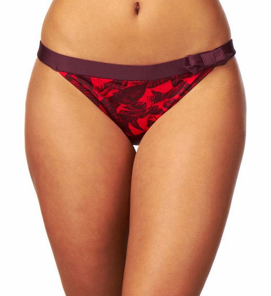 Huit Womens Huit Tropic Toffy Low Waisted Bikini