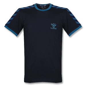 2009 Hummel Davenport Tee - Navy/Turquoise