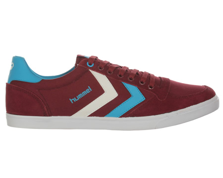 Hummel Slimmer Stadil Low Claret/Blue Canvas