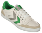 Hummel Slimmer Stadil Low White/Green Leather